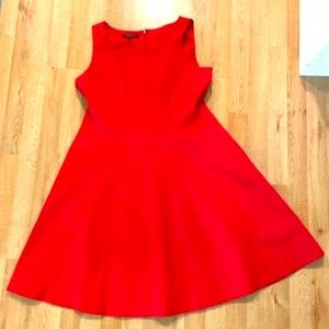 Lafayette 148 Red Swing Dress NWOT